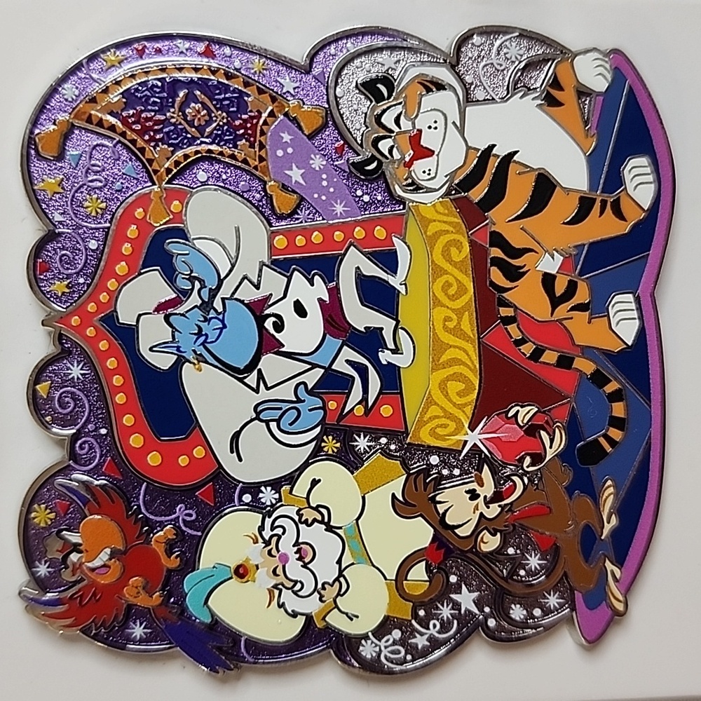 NWT Disney Parks 2023 Aladdin Family Cluster Trading Collector Pin